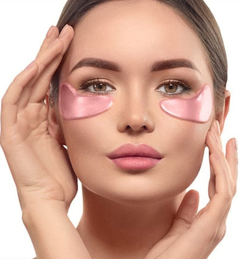 Rose Firming Eye Mask - Reduces Puffiness, Fine Lines, and Dark Circles with Nourishing Moisture