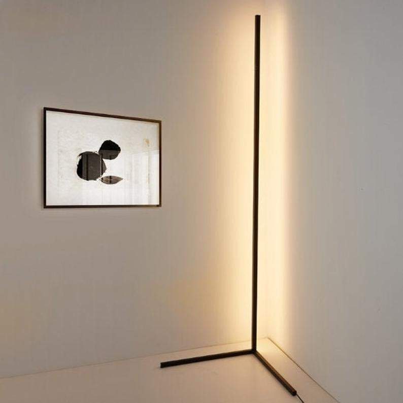 Minimal Line Lamp, Led Corner Rgb Lamp Light