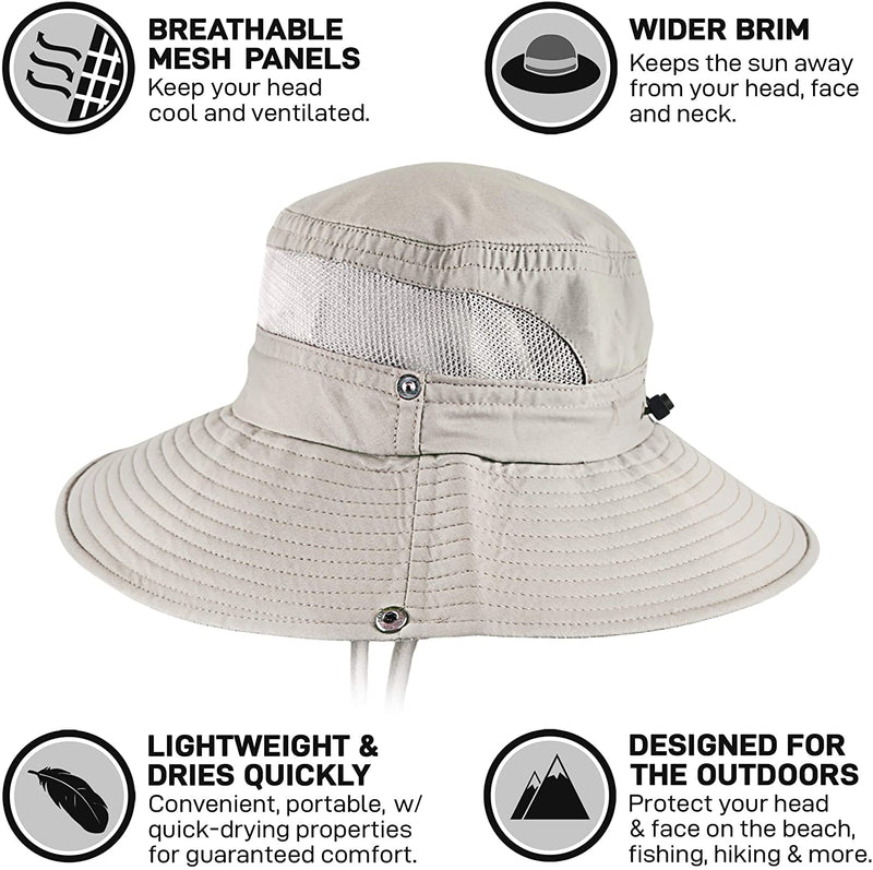 Navigator Series Fishing/Hiking Hat with UPF 50+ Sun Protection