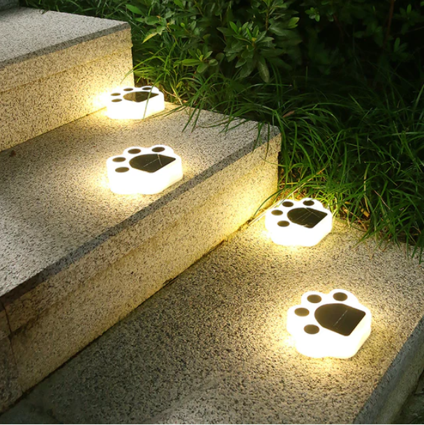 Outdoor PAWS Solar Led Lights