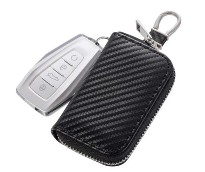 Premium Key Fob Anti-Theft Faraday Cage Protector Case Car RFID Signal Blocker