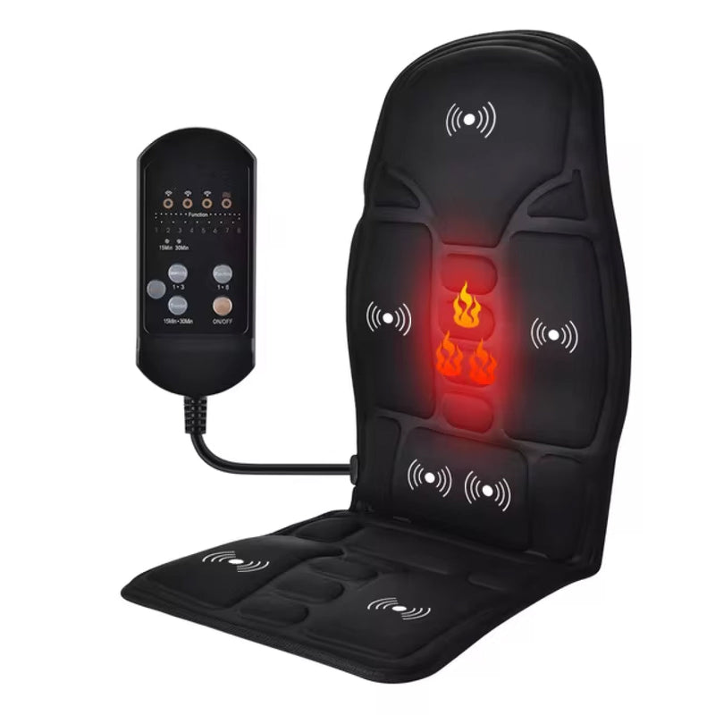 Heated Cushion Massager for Car Seat - Adjustable Temperature & Quick Heating - Comfortable & Cozy
