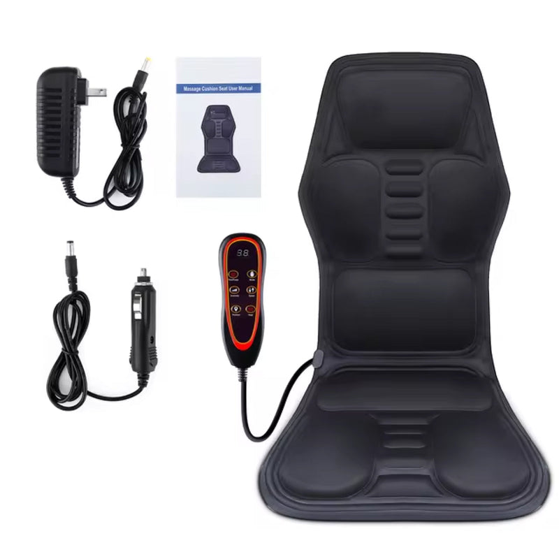 Heated Cushion Massager for Car Seat - Adjustable Temperature & Quick Heating - Comfortable & Cozy