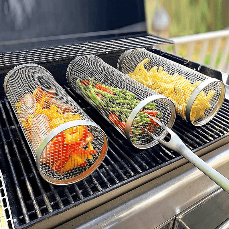Rolling Grilling Basket -