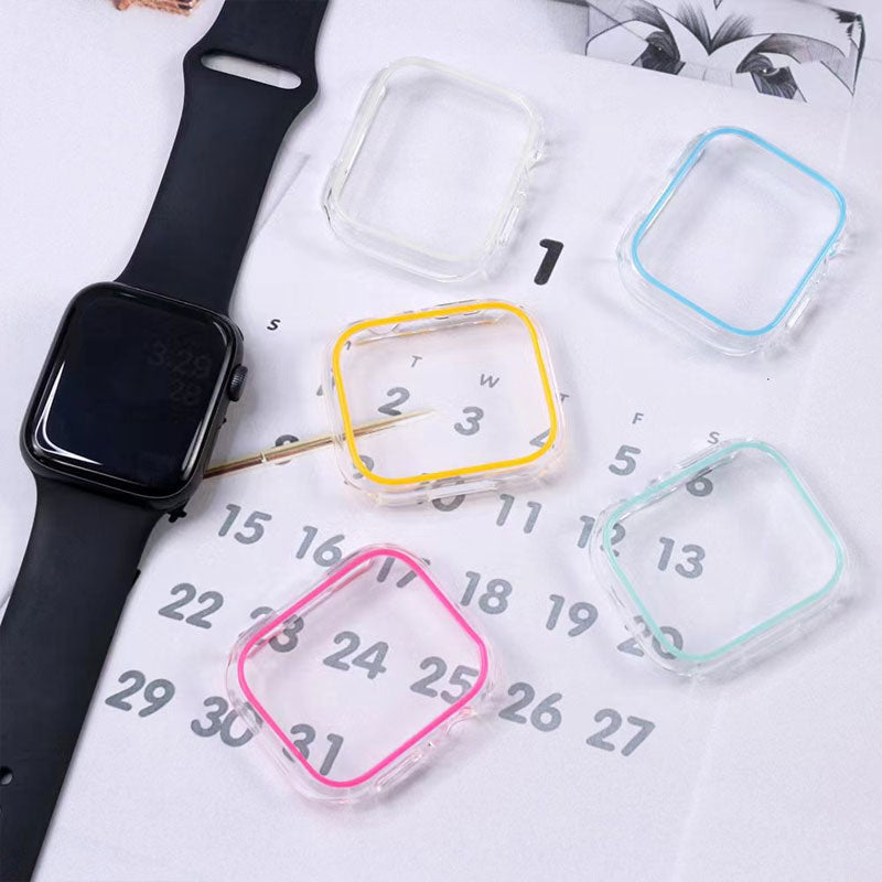 Luminous Cover for Apple Watch Case Protective Frame