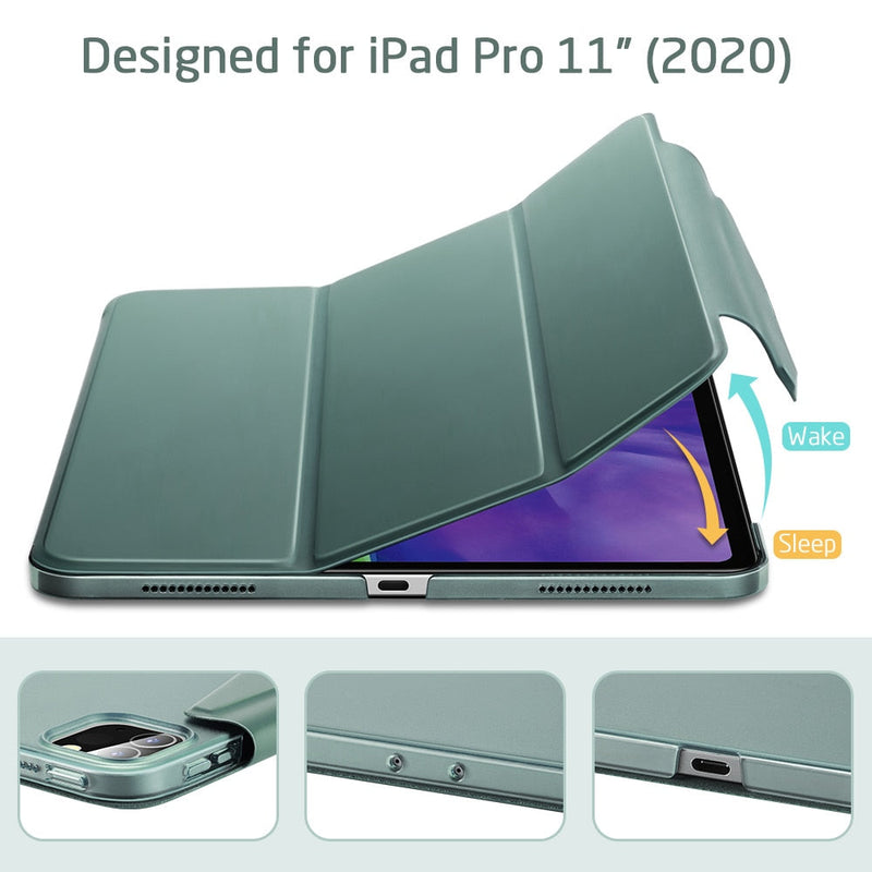 Trifold Smart Cover with Pencil Holder for iPad