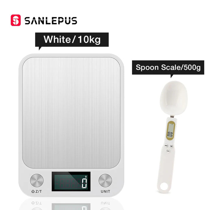 Kitchen Scale with Digital Spoon