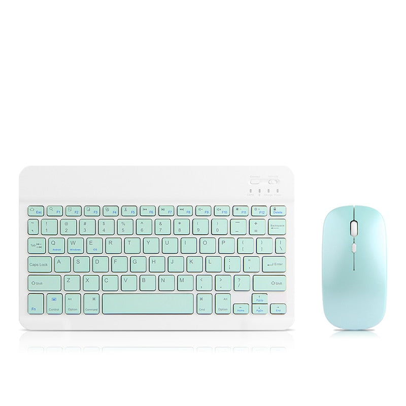 Wireless Bluetooth Keyboard and Mouse For iPad and Samsung Galaxy Tab