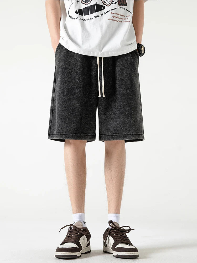 320G Heavy Cotton Washed Shorts