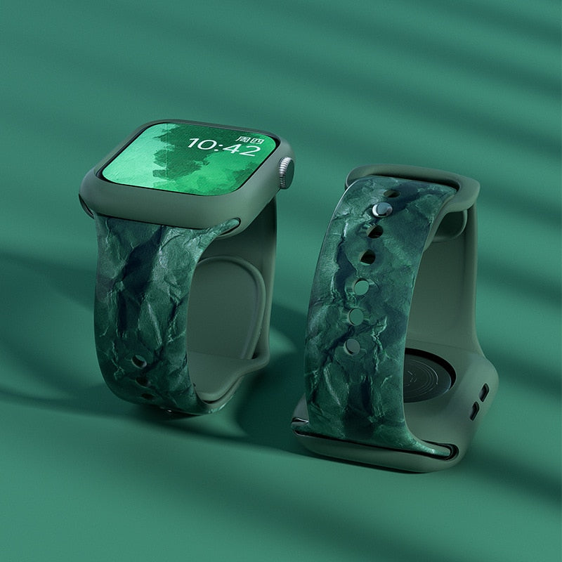 Silicone watchband For Apple Watch