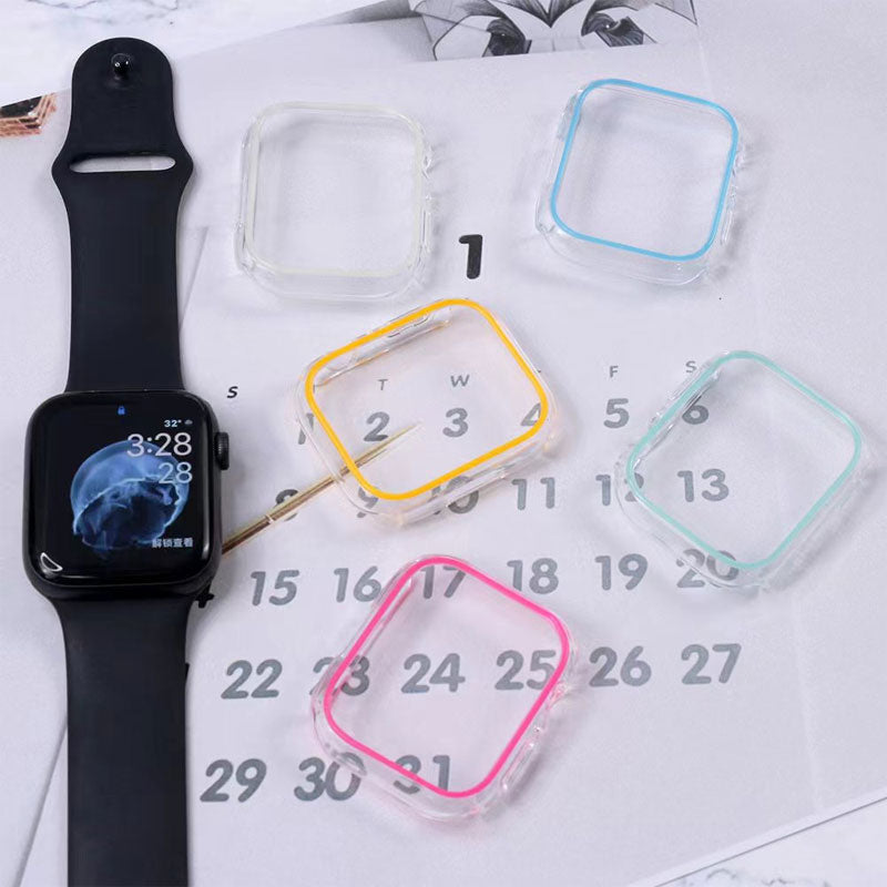 Luminous Cover for Apple Watch Case Protective Frame