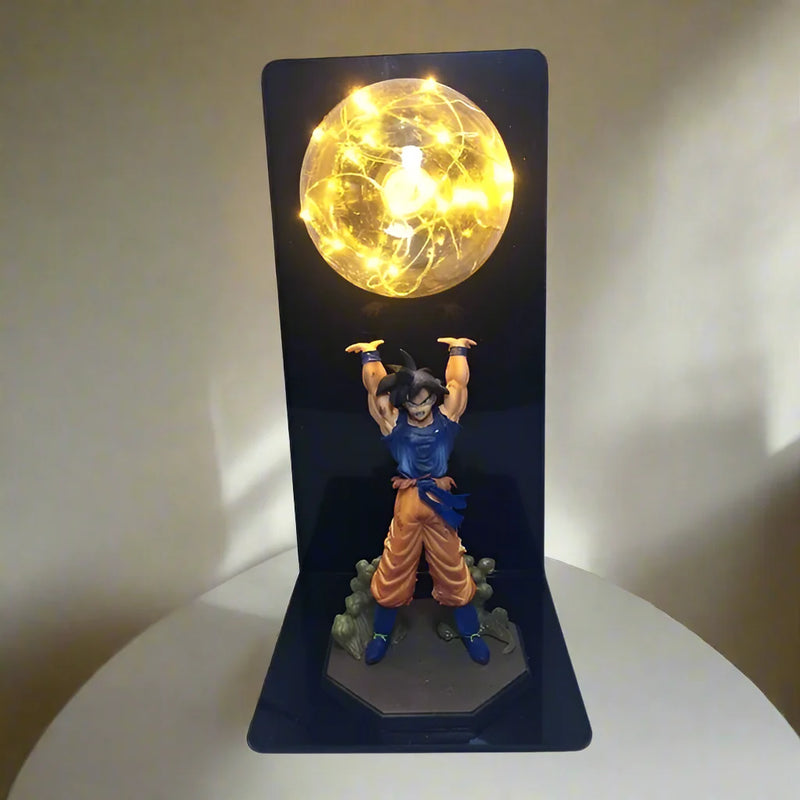 Dragon Ball Z Goku Lamp – Energy Bomb LED Night Light, DBZ Collectible Figure
