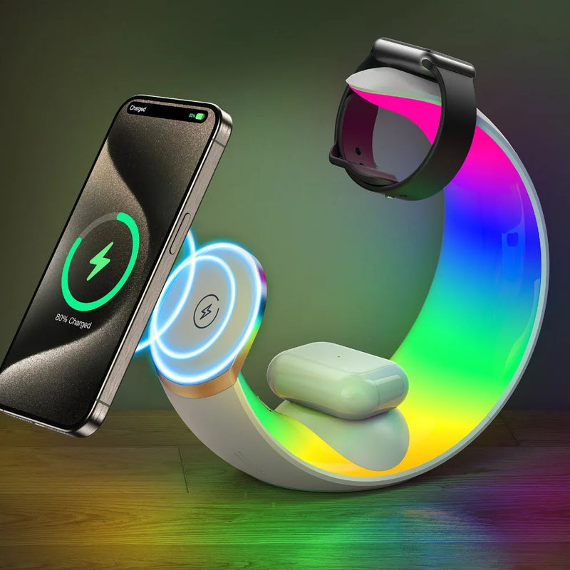 3-in-1 Magnetic Wireless Charger Stand