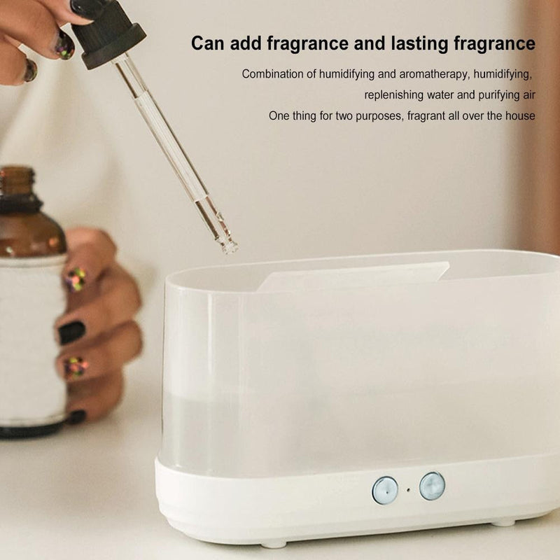 Christmas Elk Flame Humidifier Oil Diffuser