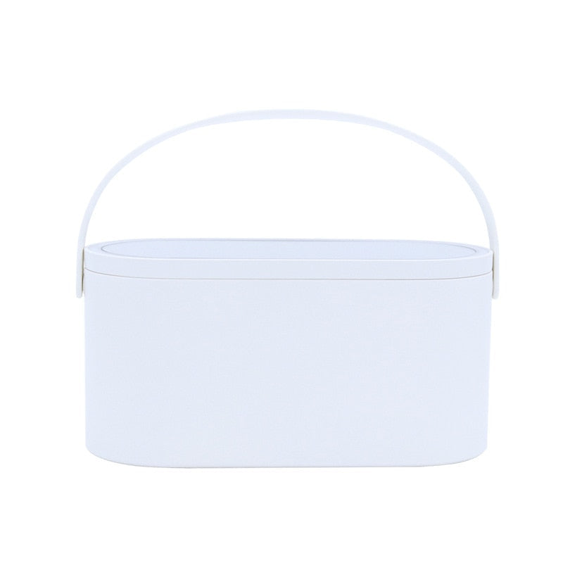 Travel Makeup Organizer Box with LED Light