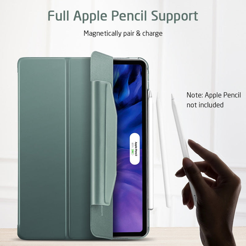 Trifold Smart Cover with Pencil Holder for iPad