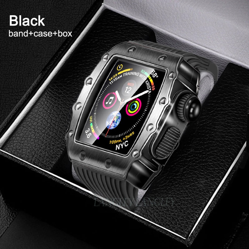 Luxury Aluminum Case Watchband Modification Kit for Apple Watch