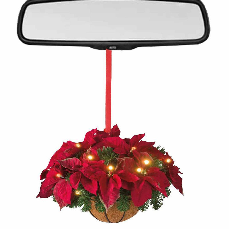 Wreath Christmas Tree Decorations Christmas Tree Wooden Pendant Hanging Ornaments Mini Pendant For Wall Window Tree Car Rearview