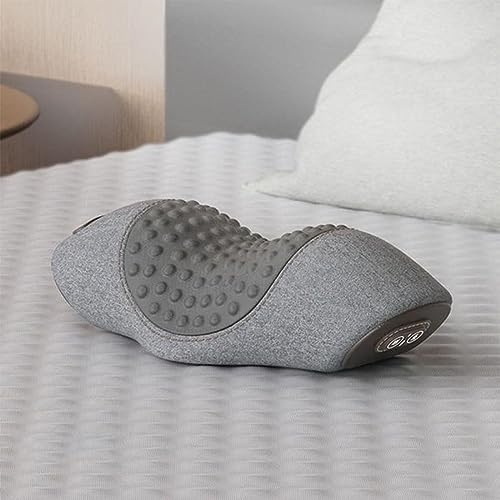 Heated Waist Support Pillow – Vibrating Massage Sleep Pad for Lumbar Pain Relief & Comfort