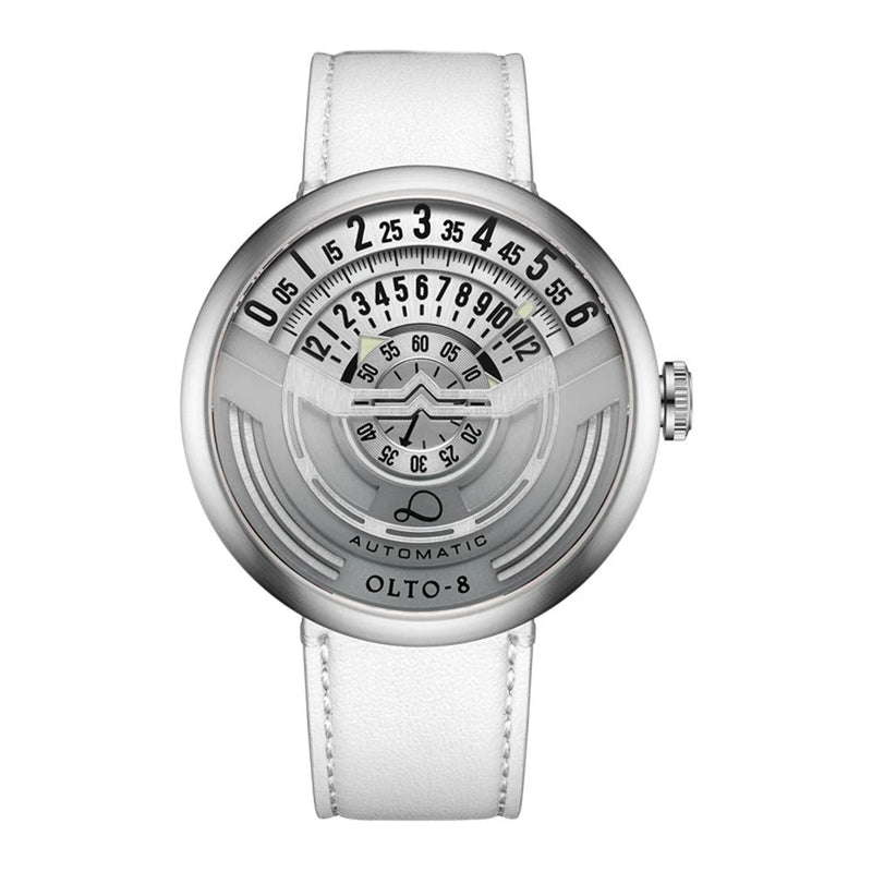Limited Edition Mechanical Men’s Watch - Luxury 46mm Luminous Automatic Wristwatch in Stainless Steel Sports Design