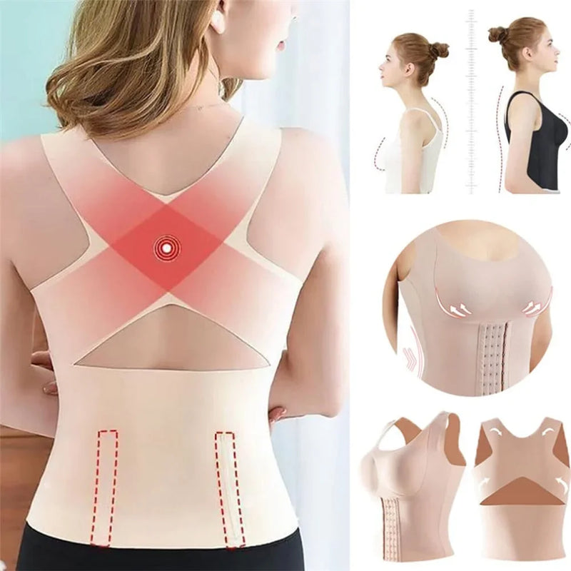 Women's 3-in-1 Waist Button Bra