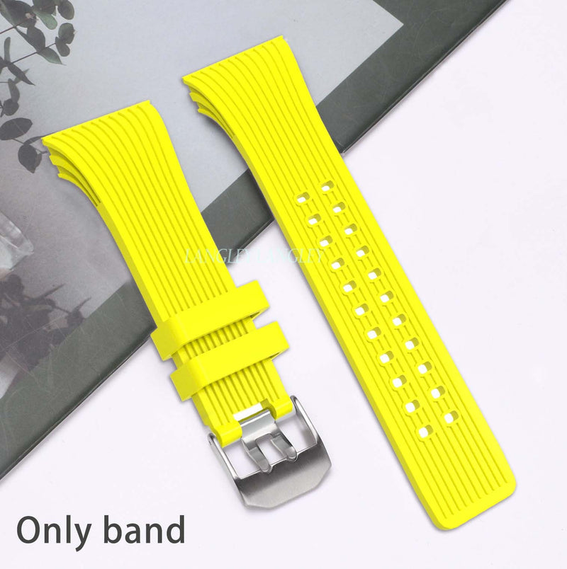 Metal Case with Silicone band for Apple Watch