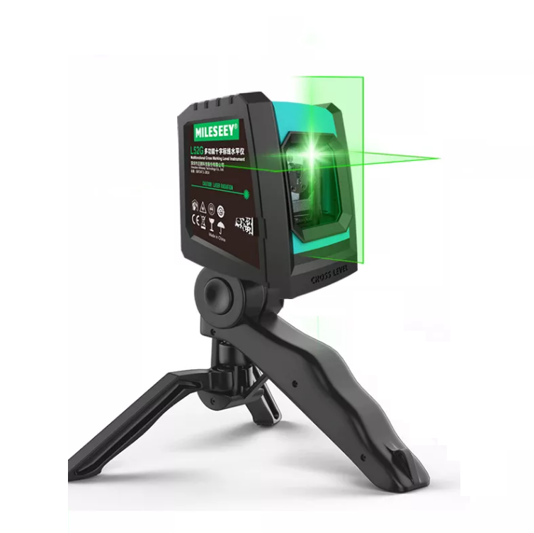2 Line Laser Level With Battery And Tripod Rotary Laser Level Horizontal And Vertical Cross