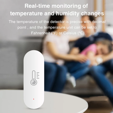WiFi Temperature Sensor Gateway Hub Via Alexa Google Home Temperature And Humidity Sensor
