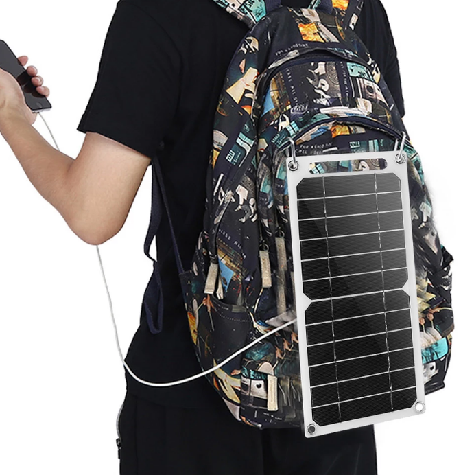 Waterproof Portable Solar Panel 5V USB Outdoor Solar Charger Plate For Camping
