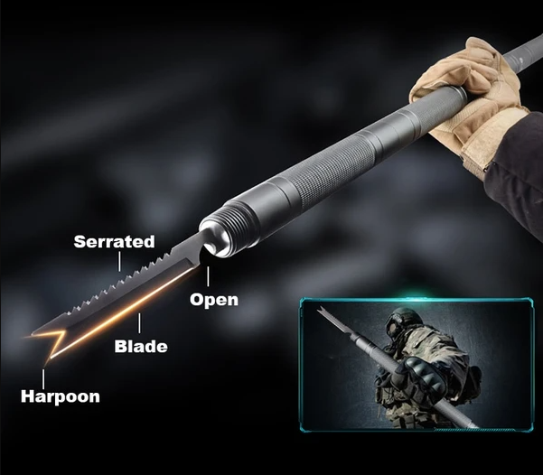 Multipurpose Tactical Trekking Pole