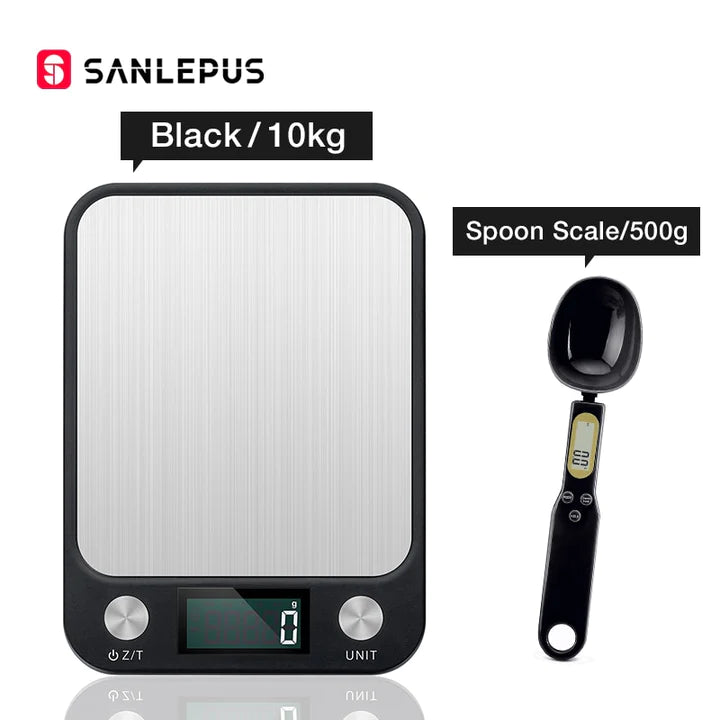 Kitchen Scale with Digital Spoon