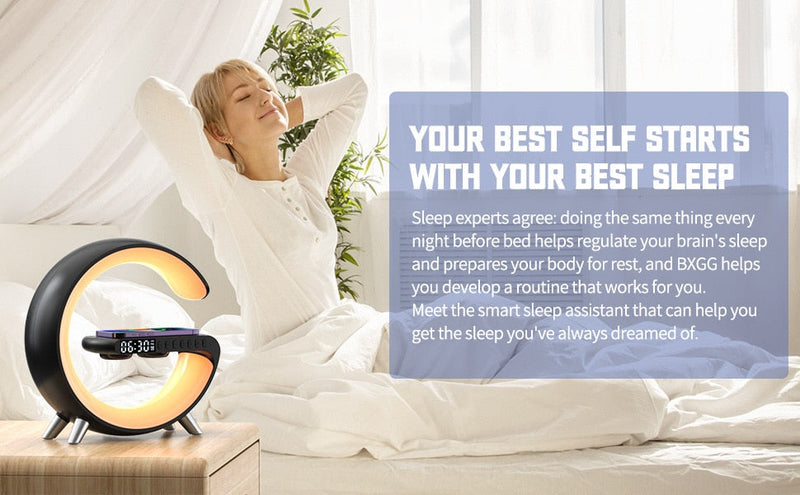 G Lamp Wireless Charger Bluetooth Table Lamp