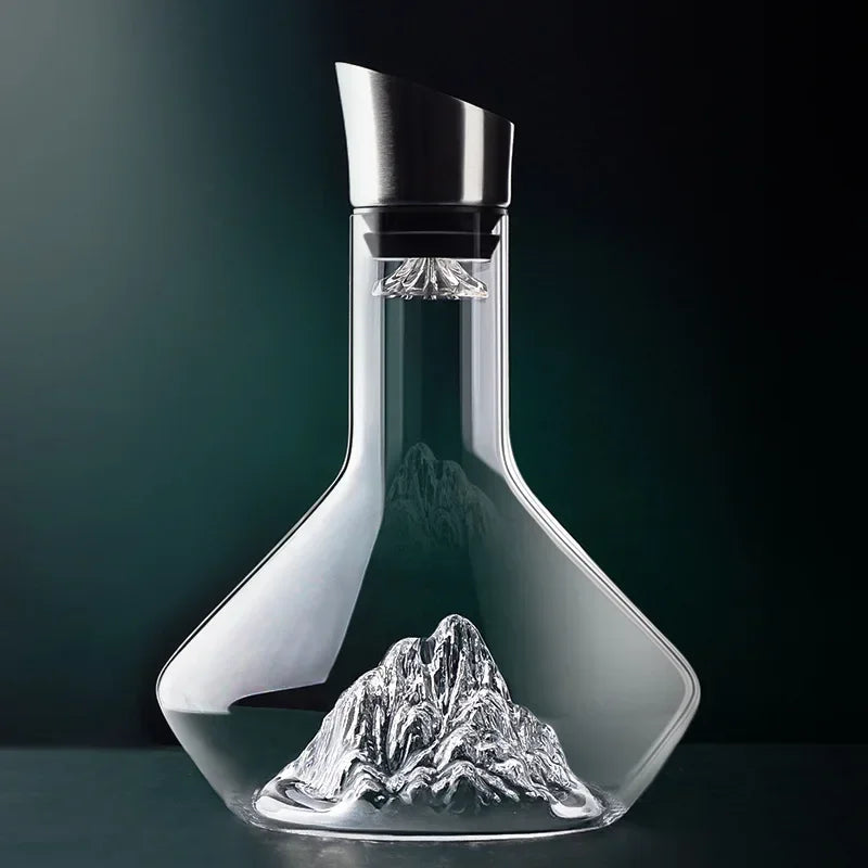 1500ml iceberg decanter creative lead -free crystal material luxury high -quality at home red wine wines distributed decanter wine jug