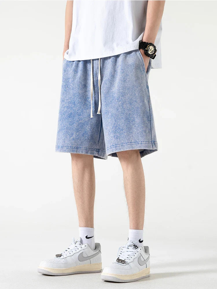 320G Heavy Cotton Washed Shorts