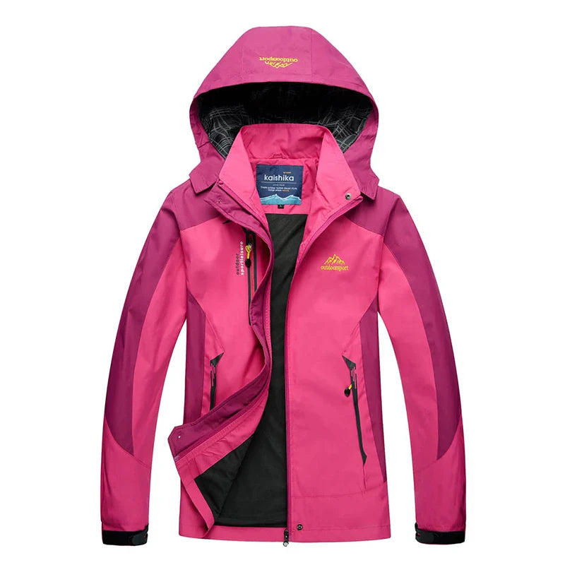 Women's Autumn Outdoor Jacket – Waterproof & Windproof for Hiking, Climbing, & Travel