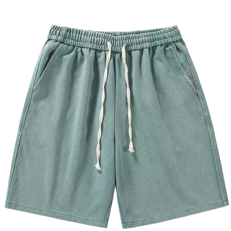 320G Heavy Cotton Washed Shorts