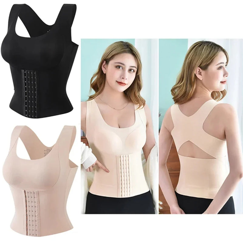 Women's 3-in-1 Waist Button Bra