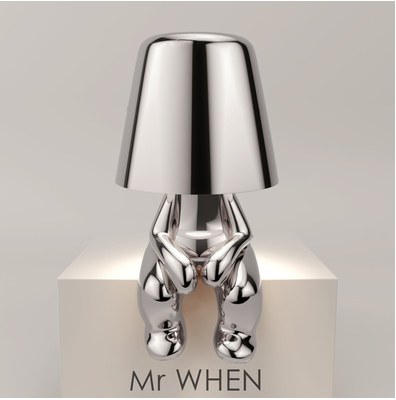Italian Little Golden Man Table Lamp