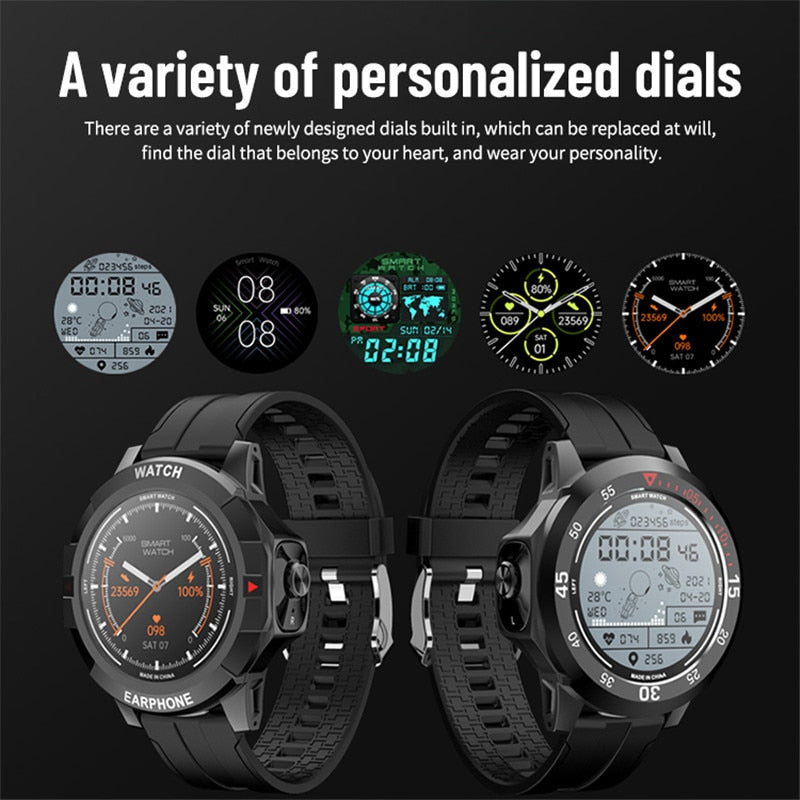 Smart Watch 2 in 1 TWS Wireless Bluetooth Headset