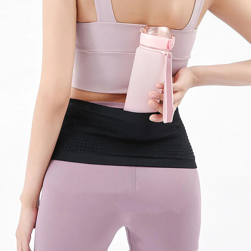 Multifunction Sports Waist Bag – High-Stretch Fitness Belt with Phone Holder for Morning Runs, Gym Workouts, and Outdoor Fun