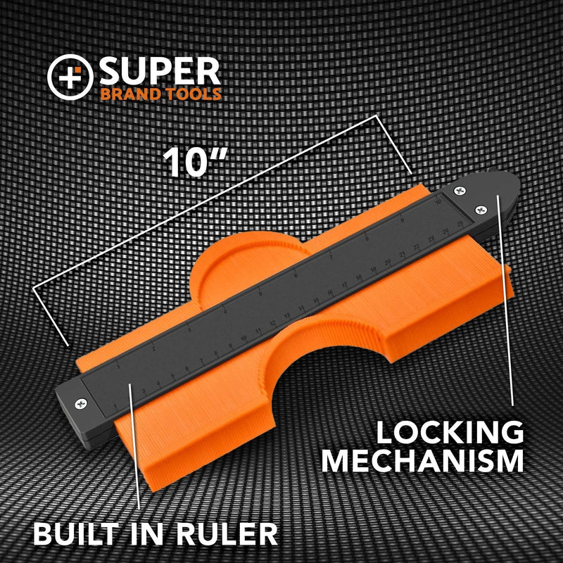 Precise Contour Gauge Tool with Lock, Hard Corner Measuring tool