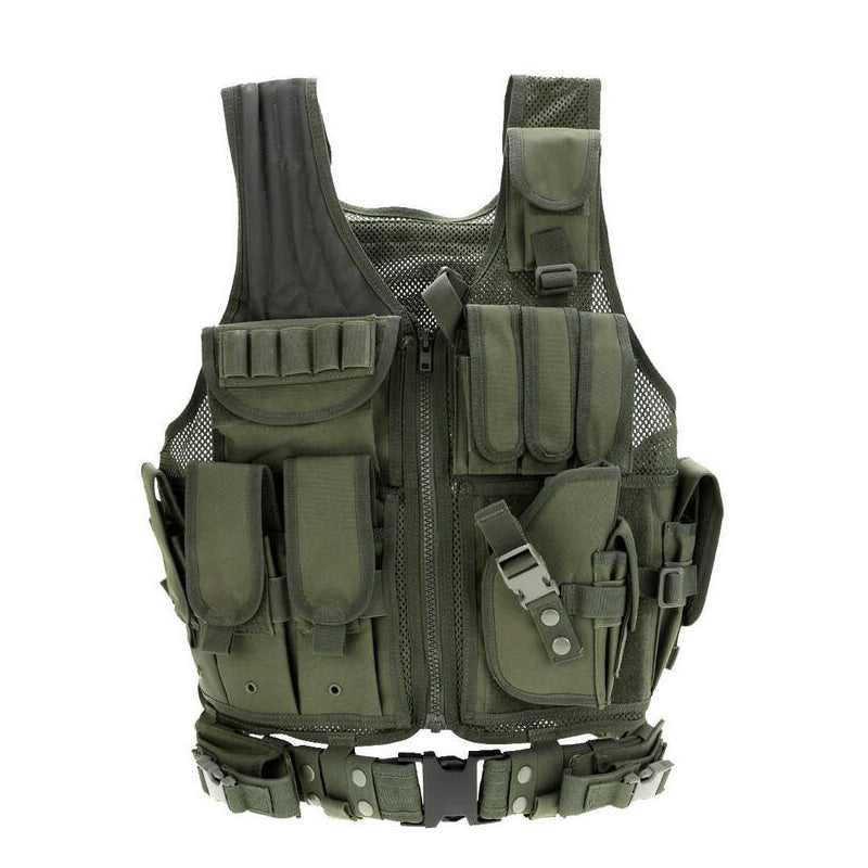 Tactical Molle Vest Army Military Combat Armor Airsoft Vest Mens Hunting Gear Paintball Equipment Multi-pocket Protective Vest