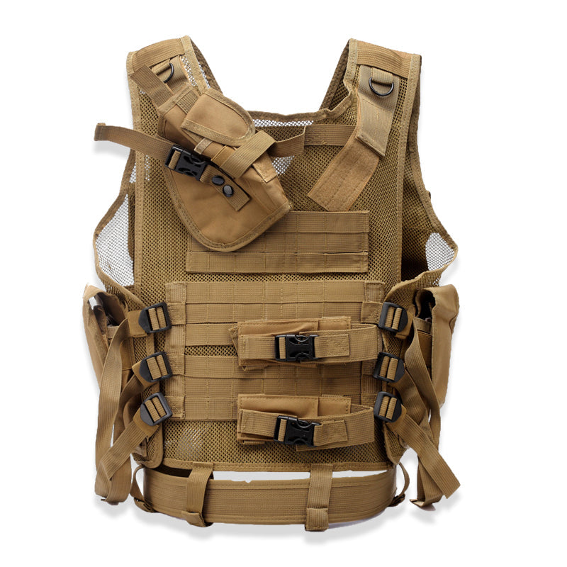 Tactical Molle Vest Army Military Combat Armor Airsoft Vest Mens Hunting Gear Paintball Equipment Multi-pocket Protective Vest