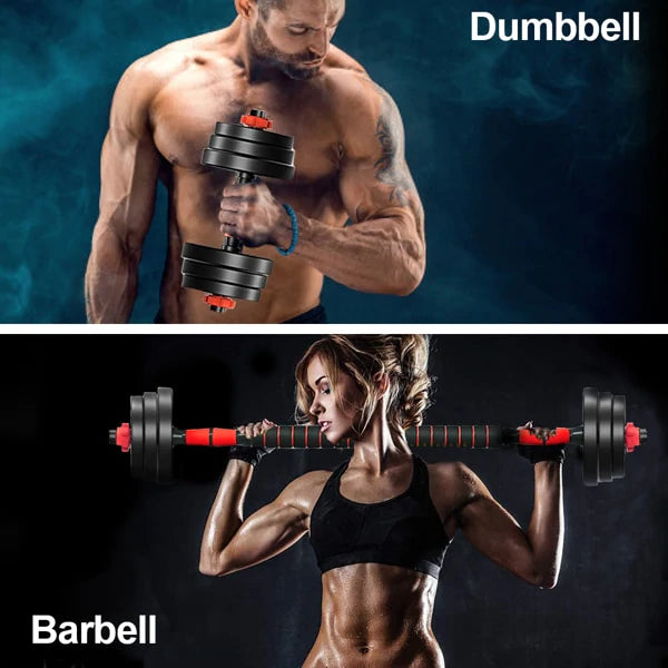 Dynamic Dumbbell & Barbell Set