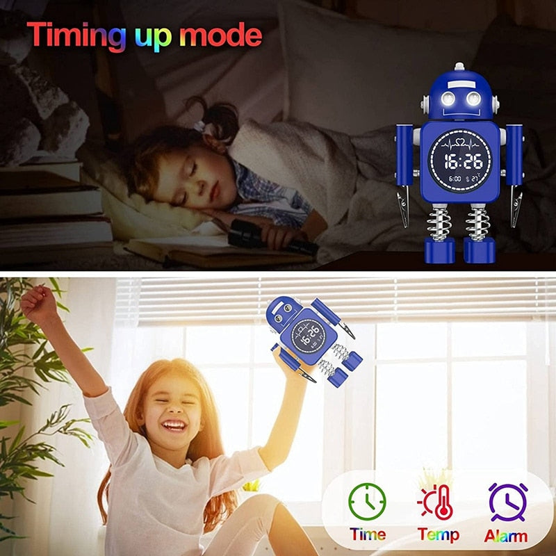 Smart Robot Digital Alarm Clock