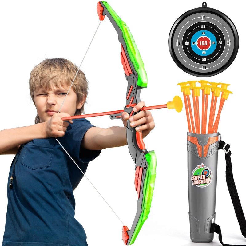 OUTDOOR KIDS SHOOTING BOW PLASTIC ARROW SET