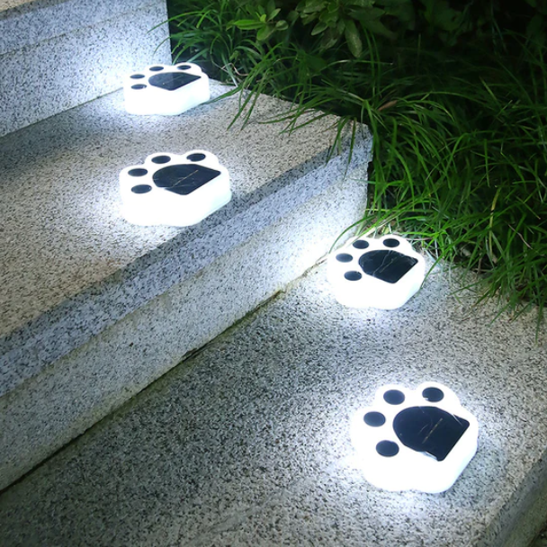 Outdoor PAWS Solar Led Lights