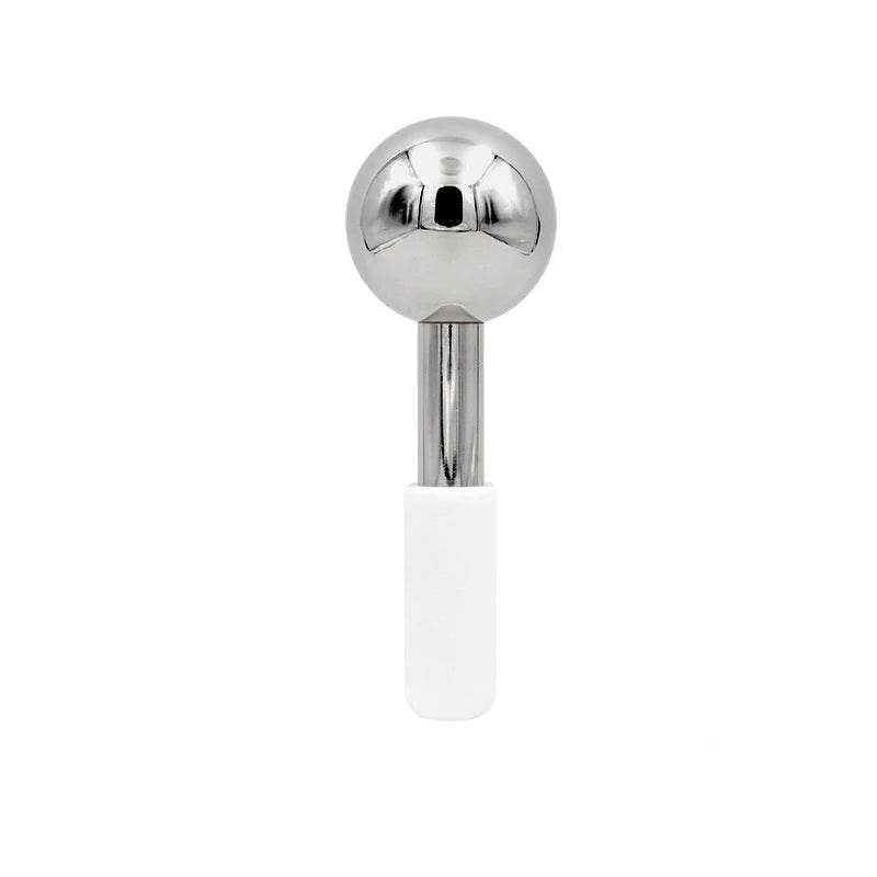 Rose Gold Skin Ice Globes – Cooling Stainless Steel Facial Rollers for Cold Therapy to Reduce Puffiness, Calm Skin, and Tighten Pores