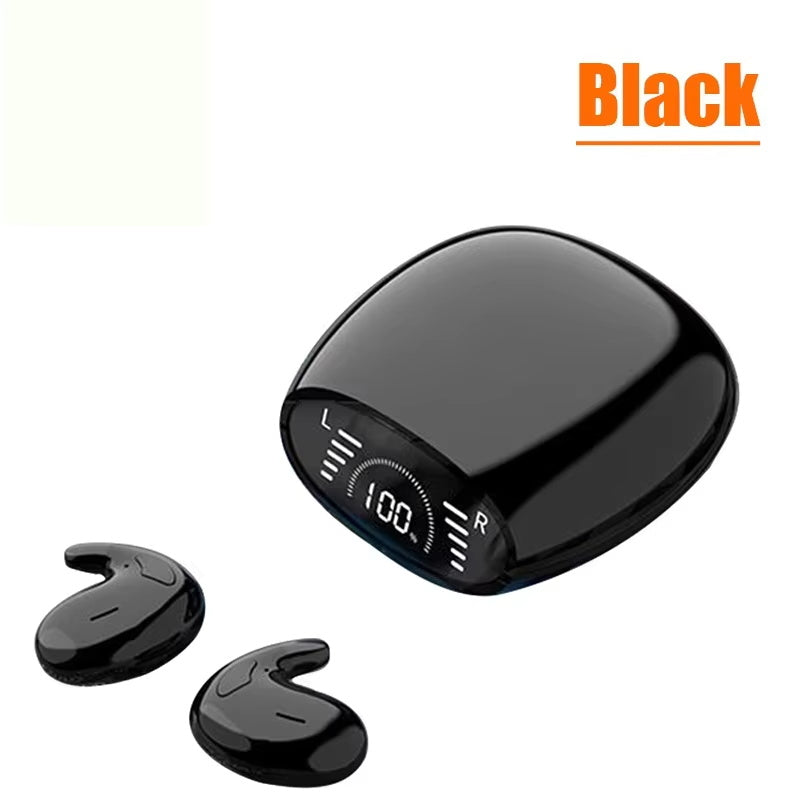 Sleep Invisible Bluetooth 5.3 Earbuds – Tiny, Noise-Canceling Wireless Headphones with Built-In Mic for Comfort While Sleeping or Sport