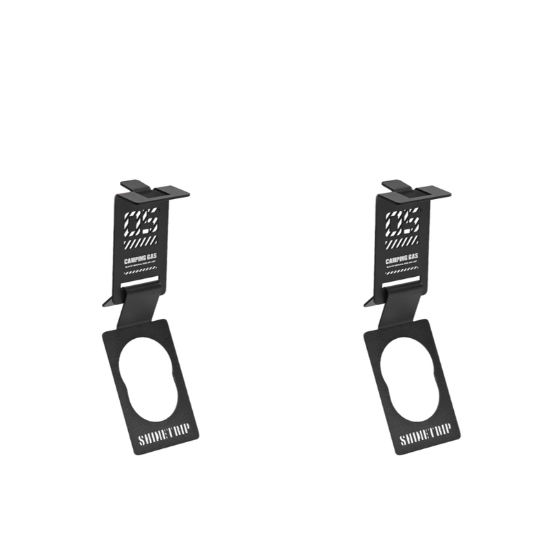 Butane Gas Tank Table Hanger – 1–5PCS Stainless Steel Clip for IGT Table Fuel Storage & Camping Organization Essentials